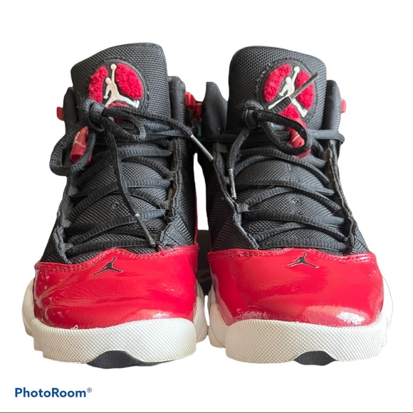 Nike Jordan 6 Rings Mens 7.5 black white red - Picture 13 of 14